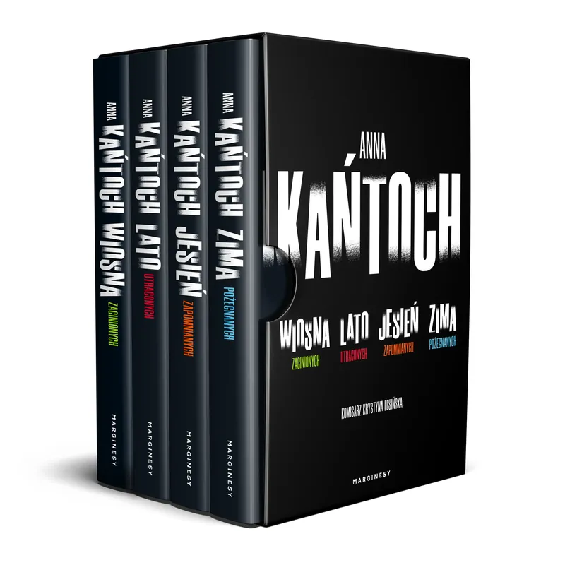 Pakiet Anna Kańtoch: Wiosna zaginionych / Lato utraconych / Jesień zapomnianych / Zima pożegnanych. Krystyna Lesińska. Tom 1-4