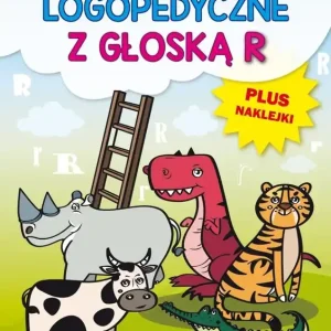 Ćwiczenia logopedyczne z głoską R. Plus naklejki