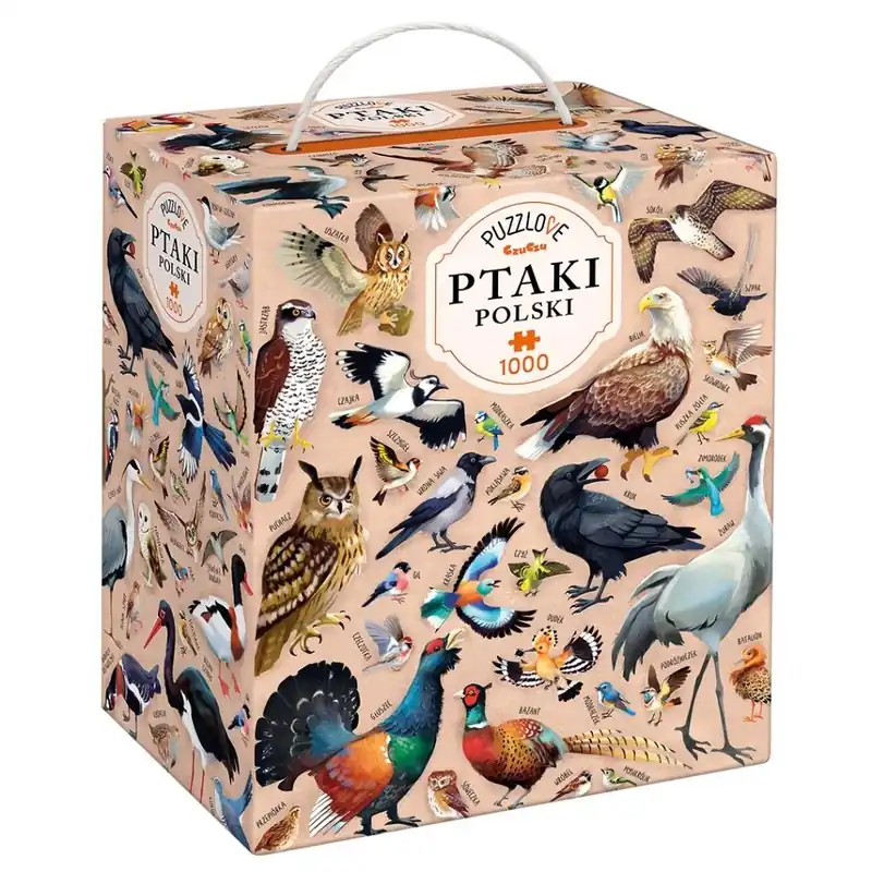 Puzzlove CzuCzu Ptaki Polski 1000 puzzle rodzinne