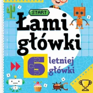 Łamigłówki 6-letniej główki. Labirynty, krzyżówki, zadania logiczne