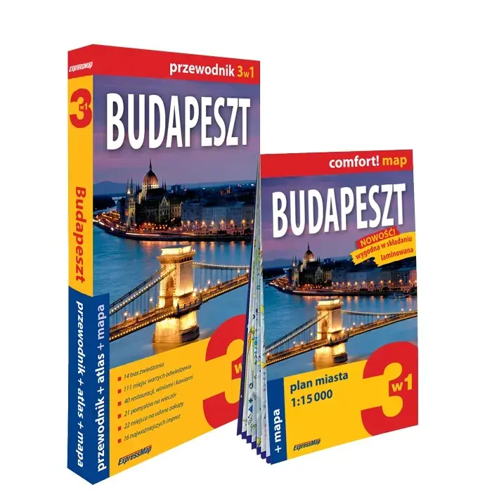 Budapeszt zestaw przewodnikowy 3w1 2024