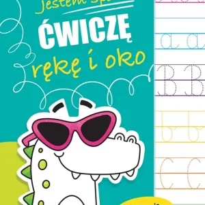 Alfabet z kalką. Ćwiczenia grafomotoryczne. Jestem spoko. Ćwiczę rękę i oko