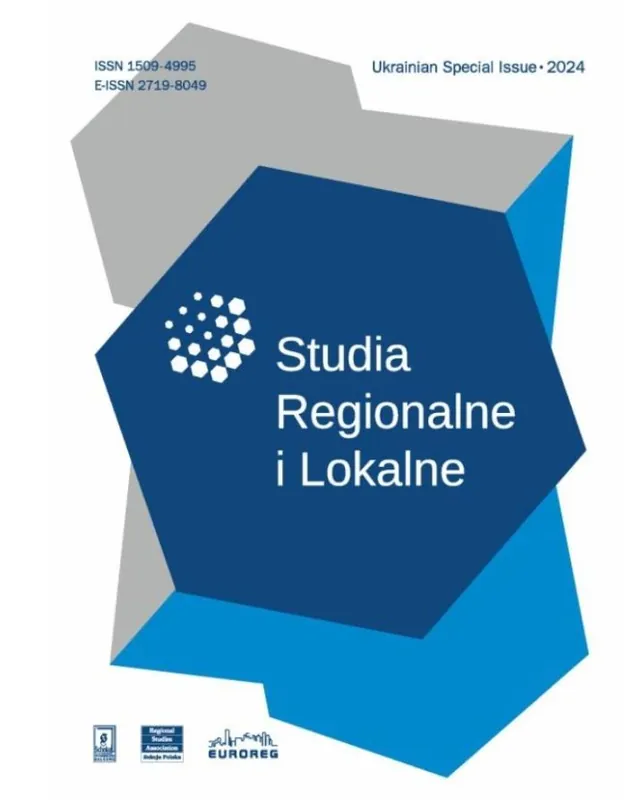 Studia Regionalne i Lokalne Ukrainian Special Issu