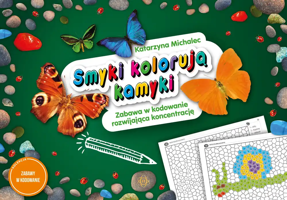 Smyki kolorują kamyki Zabawa w kodowanie rozwijająca koncentrację