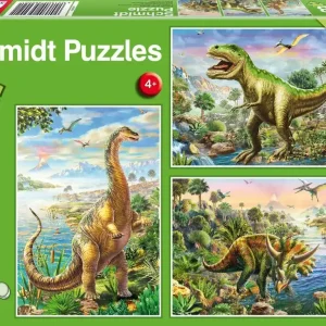 Puzzle 3 x 48 Dinozaury 106596
