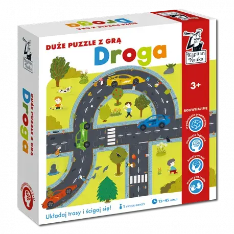 Droga Duże puzzle z grą