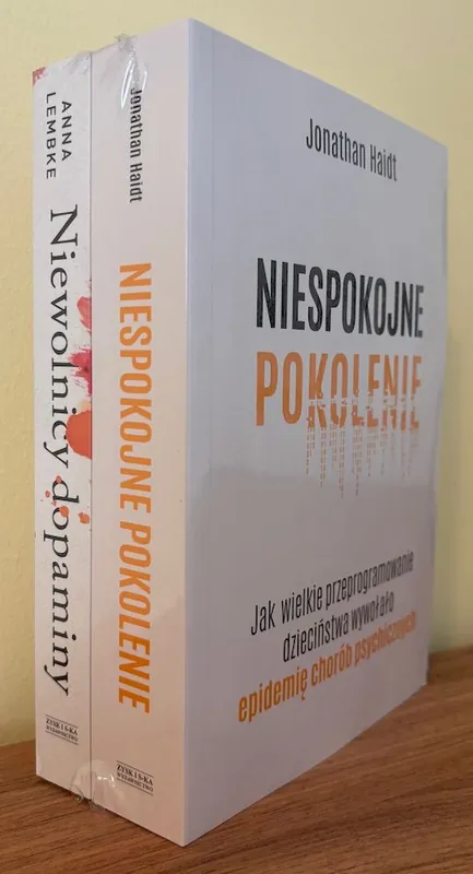 PAKIET Niespokojne pokolenie/białe/ + Niewolnicy dopaminy