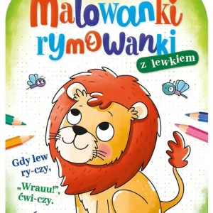 Malowanki rymowanki z lewkiem. Czytam sylabami i koloruję