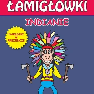 Łamigłówki. Indianie. Naklejki w prezencie