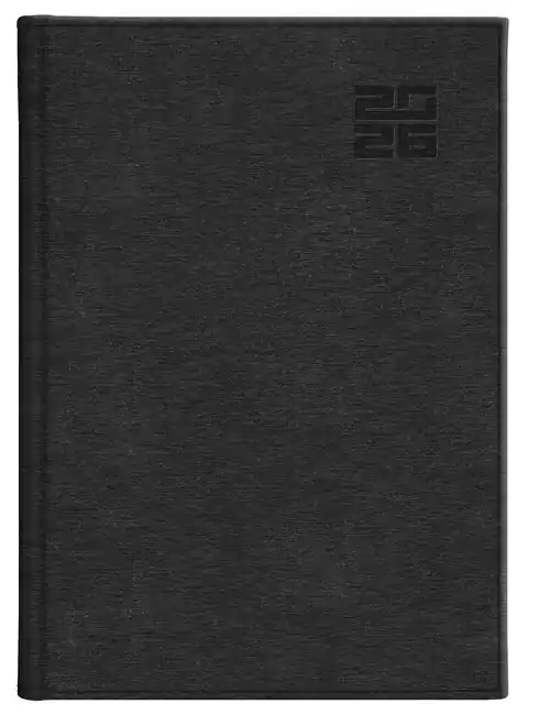Kalendarz 2026 B5 tygodniowy Aluminium Standard CZARNY. 237 B5TB CZARNY