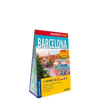 Barcelona (Barcelona) kieszonkowy laminowany plan miasta 1:20 000