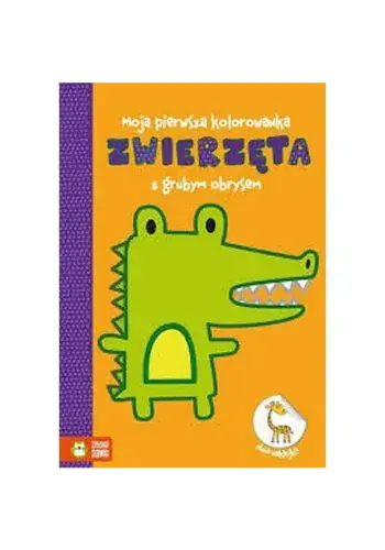 Moja pierwsza kolorowanka z grubym obrysem